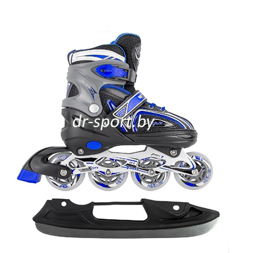 Коньки ледовые роликовые MaxCity  Volt ICE Combo boy 31-34